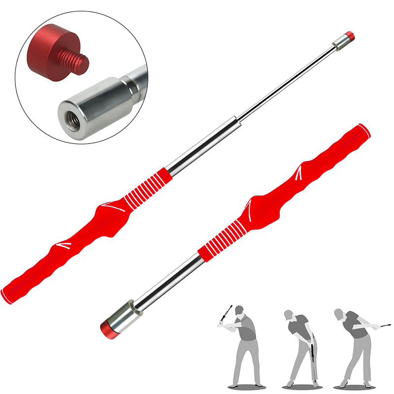 Golf Swing Trainer Aid with Metal Adjustable Head