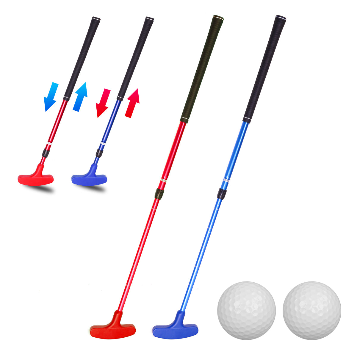 Mini Golf Putter 2PK with 2 Balls