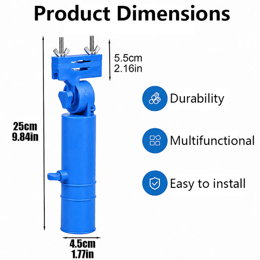 Adjustable Golf Trolley Umbrella Holder, No‑Drill Clamp‑On Umbrella Stand, Quick Install Removable Golf Cart Umbrella Mount