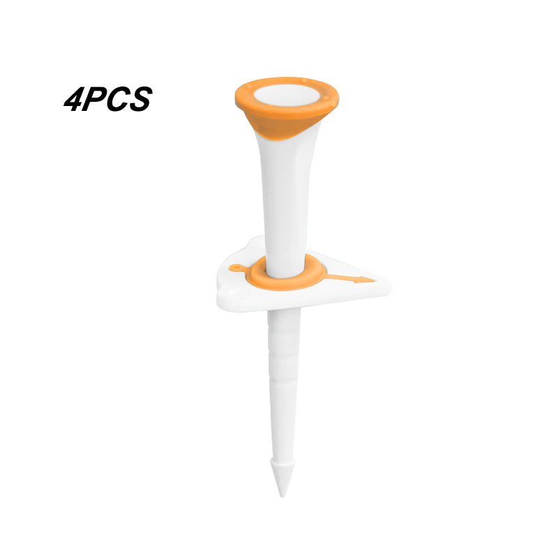 Plastic Golf Tee Adjustable 4 Pack 3.1"