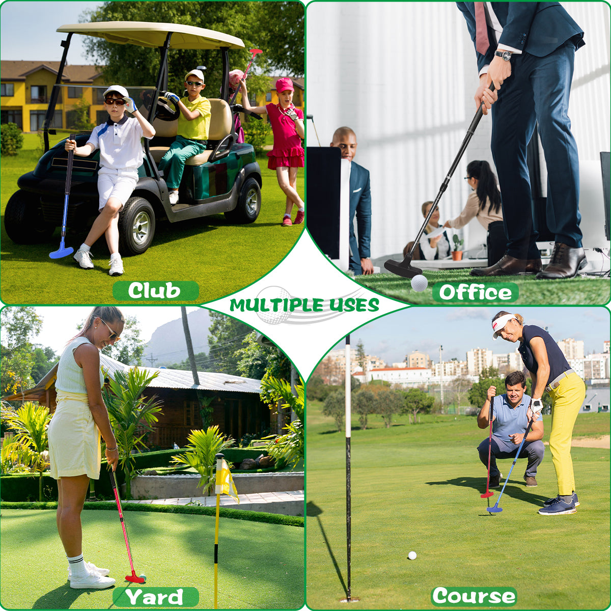 Mini Golf Putter 2PK with 2 Balls