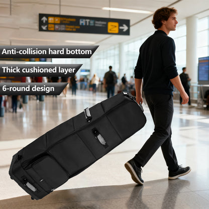 Golf Travel Bag for Airlines with Universal Wheel