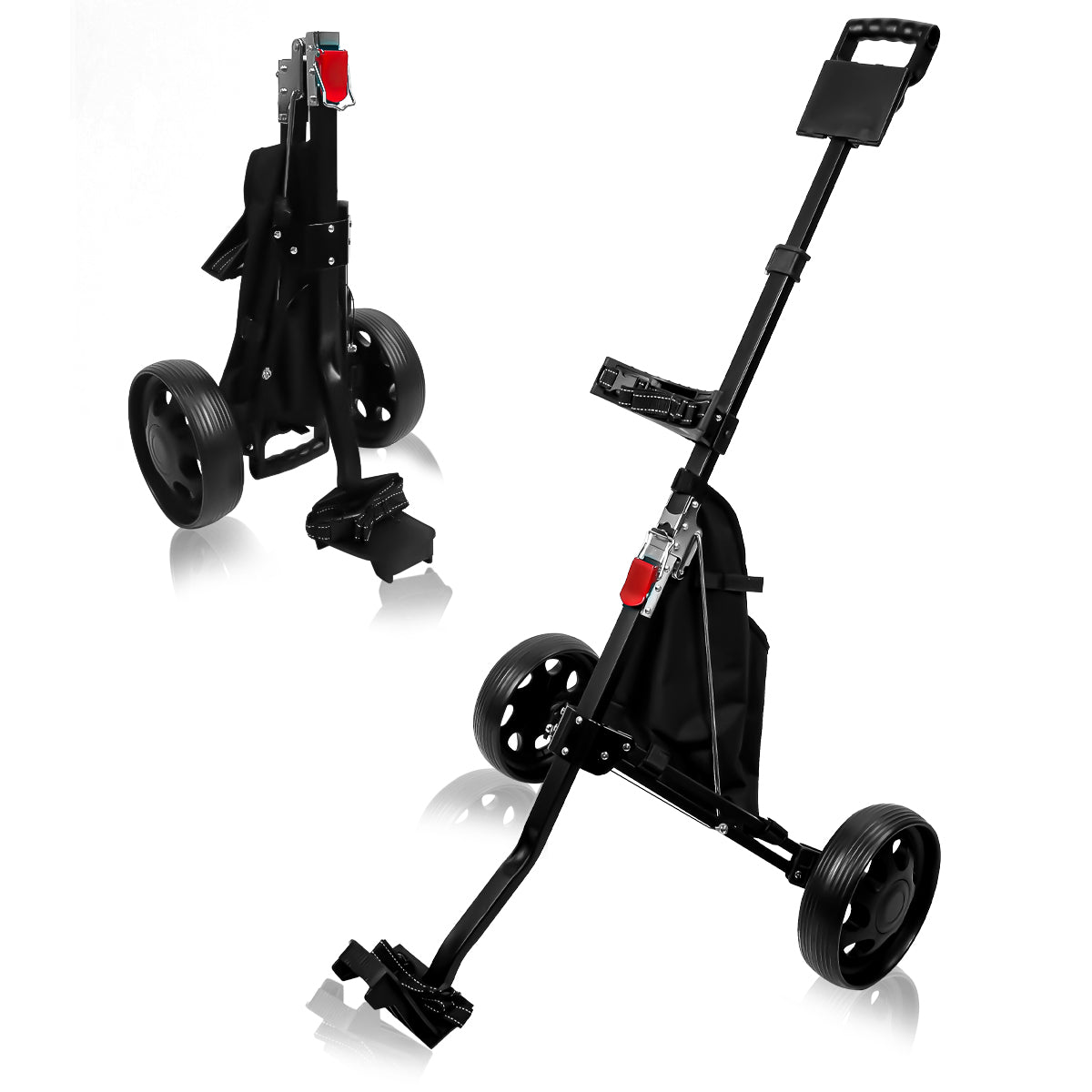Two Wheel Golf Trolley Light Weight For Hand