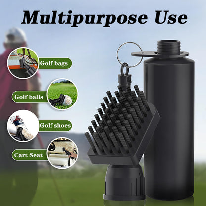 Larger Capacity Golf Clean Brush with Water Various Retractable Clip