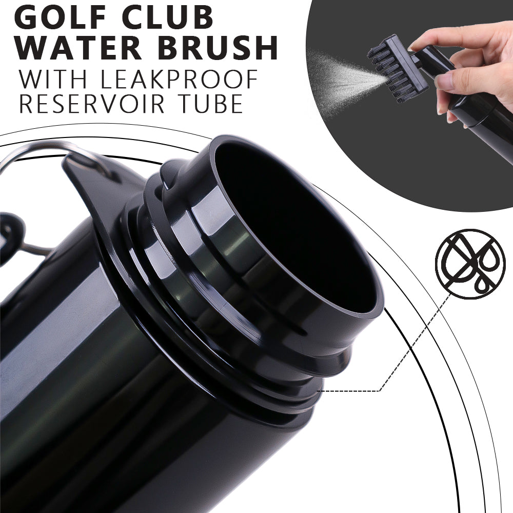 Golf Club Clean Brush with Water Bottle