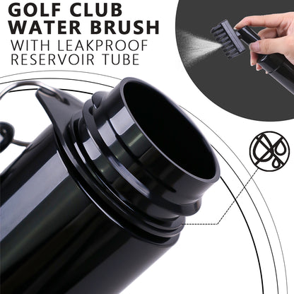 Golf Club Clean Brush with Water Bottle