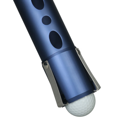 Golf Ball Retriever Tube 2 Sections Aluminium Alloy with Metal Hooks