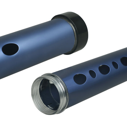 Golf Ball Retriever Tube 2 Sections Aluminium Alloy with Metal Hooks