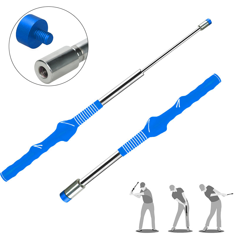 Golf Swing Trainer Aid with Metal Adjustable Head