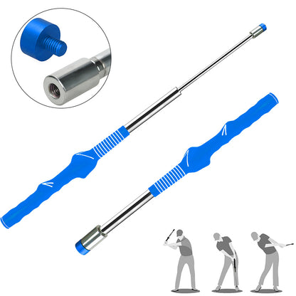Golf Swing Trainer Aid with Metal Adjustable Head
