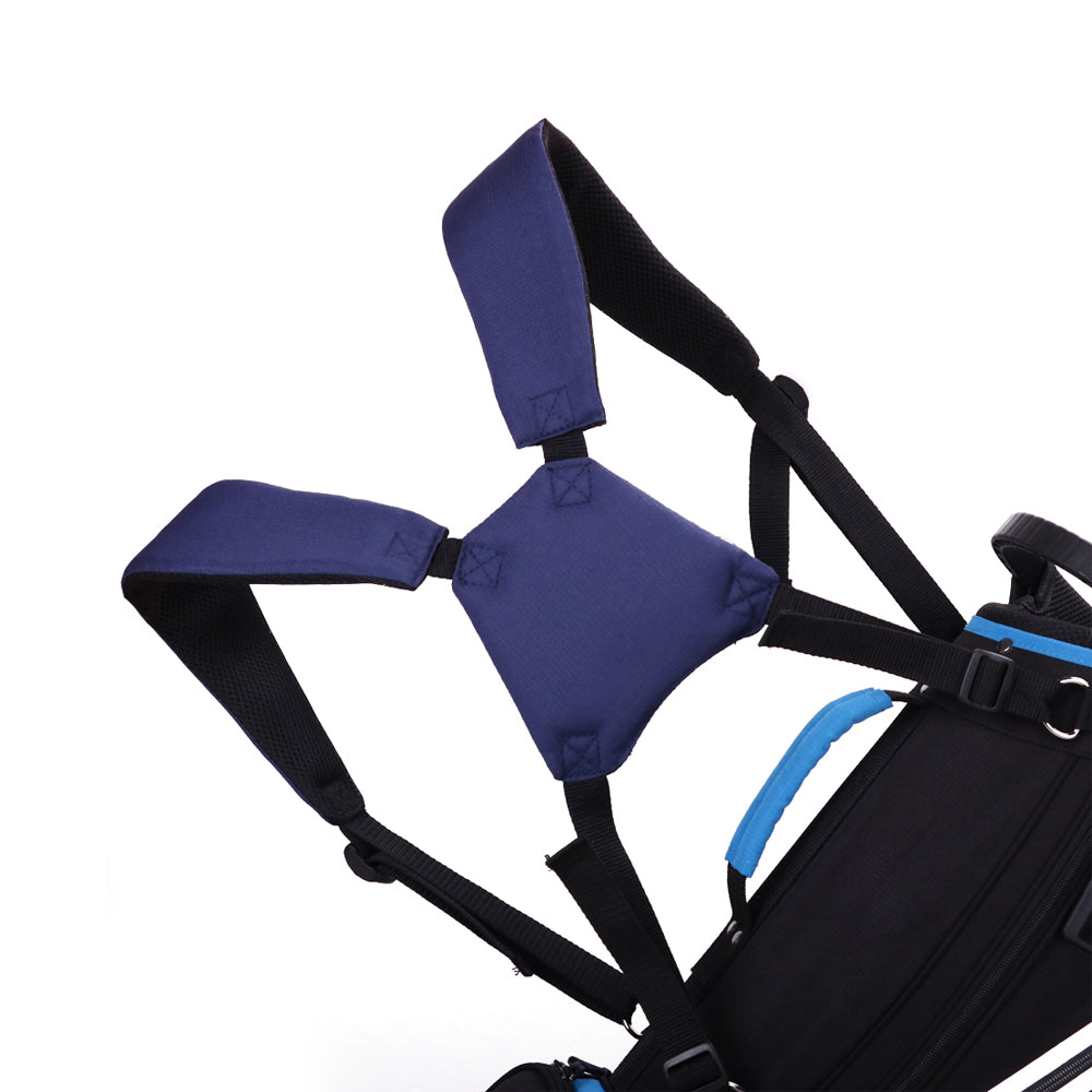 Golf Bag Straps Replacement Adjustable Double Shoulder Use for 4 Clips