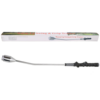 Golf Swing Trainer Aid with Weighted Iron Head