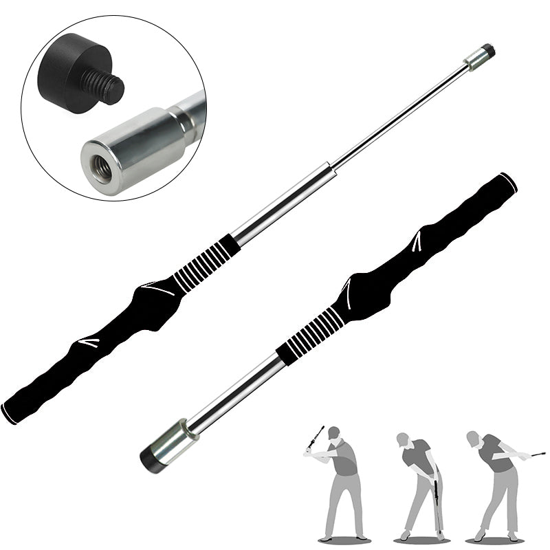 Golf Swing Trainer Aid with Metal Adjustable Head