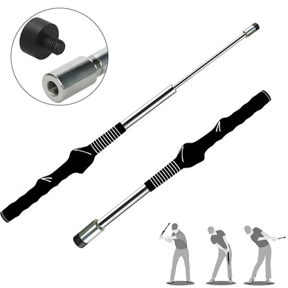 Golf Swing Trainer Aid with Metal Adjustable Head