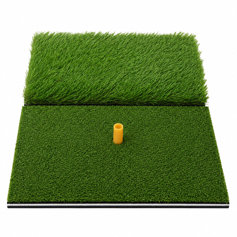 Golf Hitting Mat High-Elasticity Artificial Turf Mat, Portable Golf Swing Training Mat