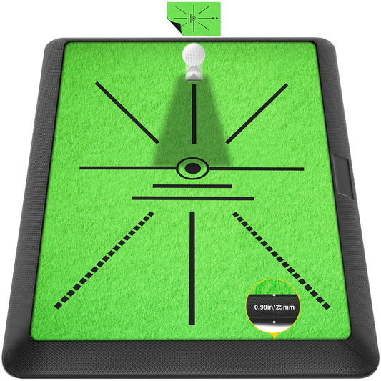 Golf Hitting Mat for Swing Path Feedback Detection Batting Training