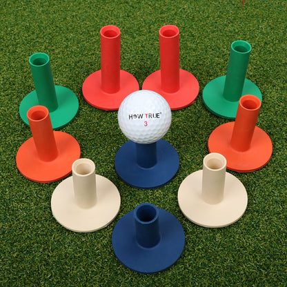 Golf Rubber Tees Practice Training Mixed Size
