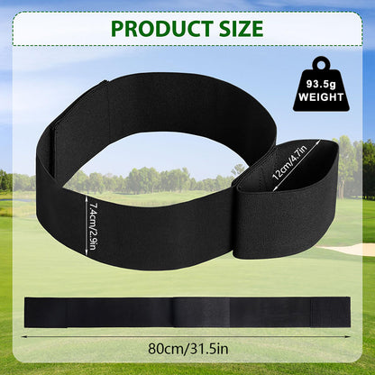 Golf Swing Training Aid Arm Band - Elastic Posture Correction Strap for Swing Consistency & Tempo