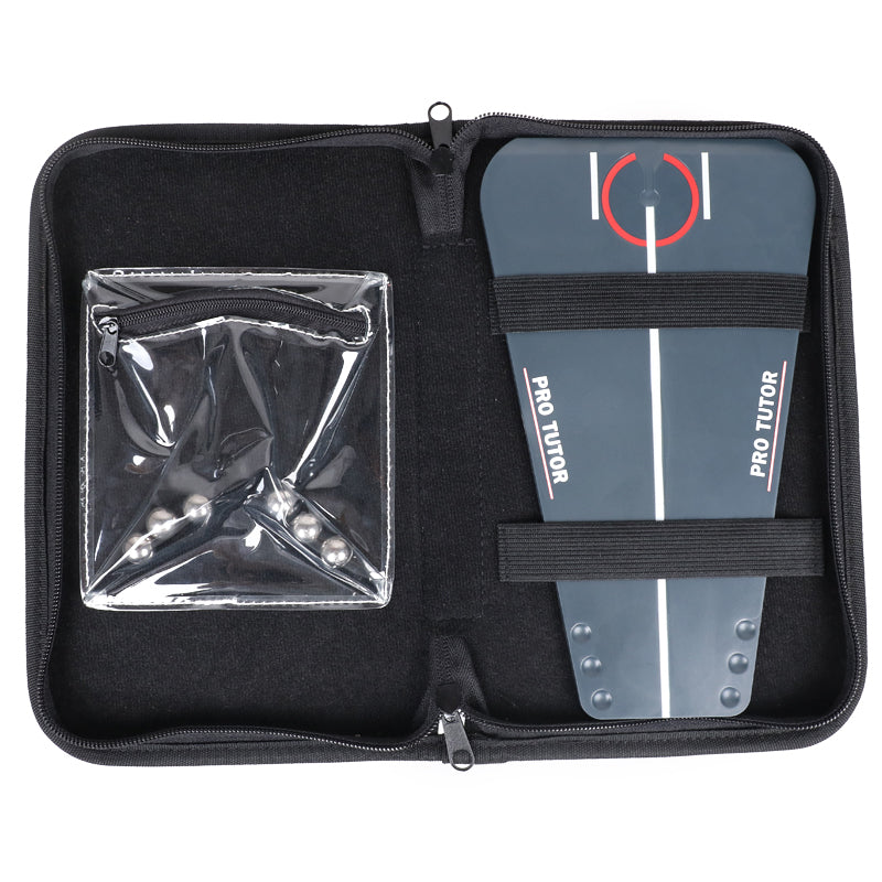 Golf Putting Trainer Aid with 6 Small Steel Balls