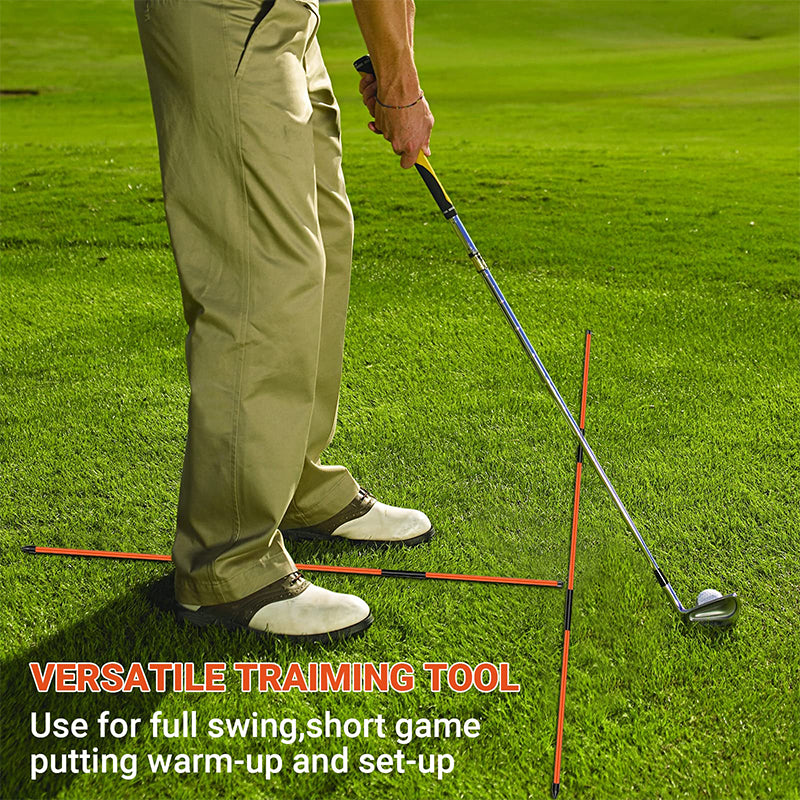 Golf Alignment Sticks 3 Sections
