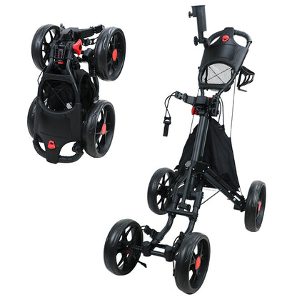 Golf Push Cart 4 Wheel
