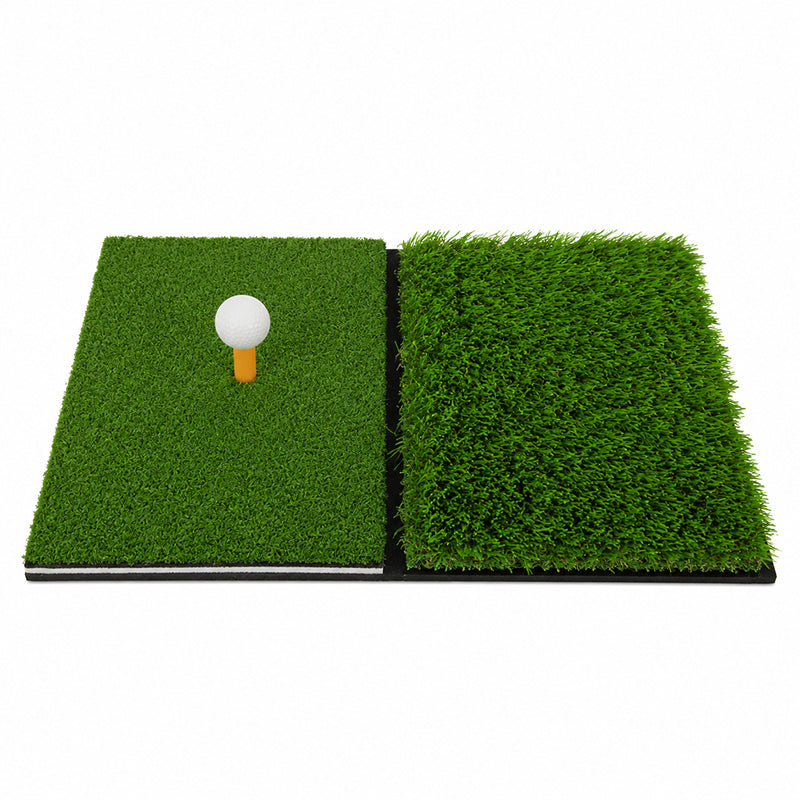 Golf Hitting Mat High-Elasticity Artificial Turf Mat, Portable Golf Swing Training Mat