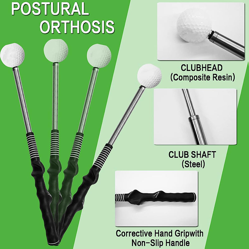 Golf Swing Trainer Aid with Click Feedback