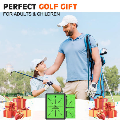 Golf Hitting Mat for Swing Path Feedback Detection Batting Training