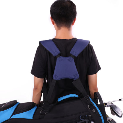 Golf Bag Straps Replacement Adjustable Double Shoulder Use for 4 Clips