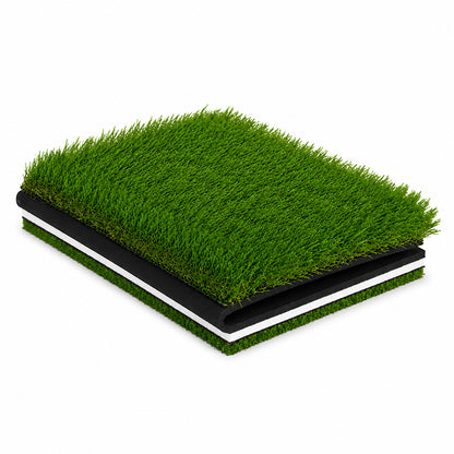 Golf Hitting Mat High-Elasticity Artificial Turf Mat, Portable Golf Swing Training Mat