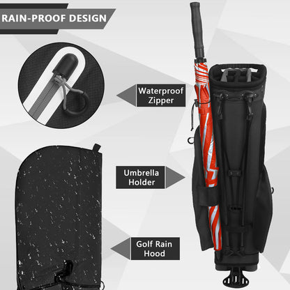 14 Way Lightweight Golf Club Stand Bag