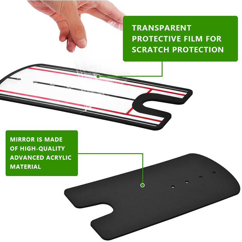 Golf Putting Mirror Alignment Training Aid