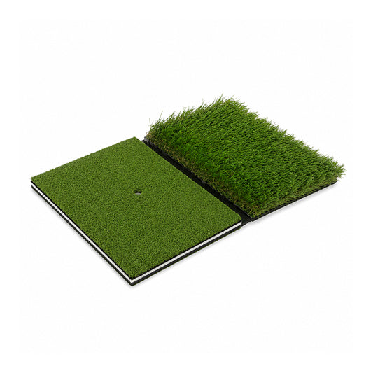 Golf Hitting Mat High-Elasticity Artificial Turf Mat, Portable Golf Swing Training Mat