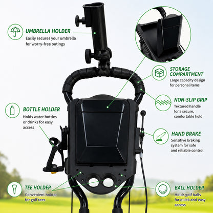 Golf Push Cart 4 Wheel X003