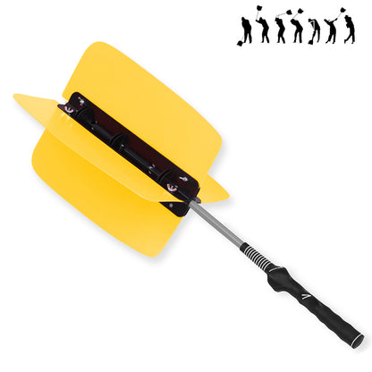 Golf Fan Swing Trainer with Adjustable Resistance Practice Aid