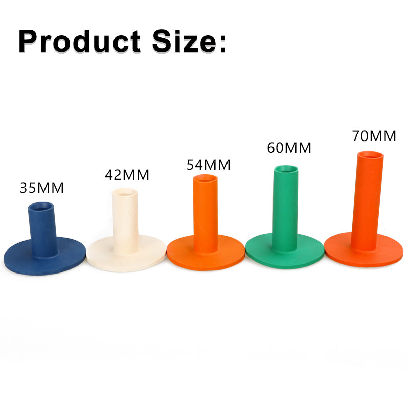 Golf Rubber Tees Practice Training Mixed Size