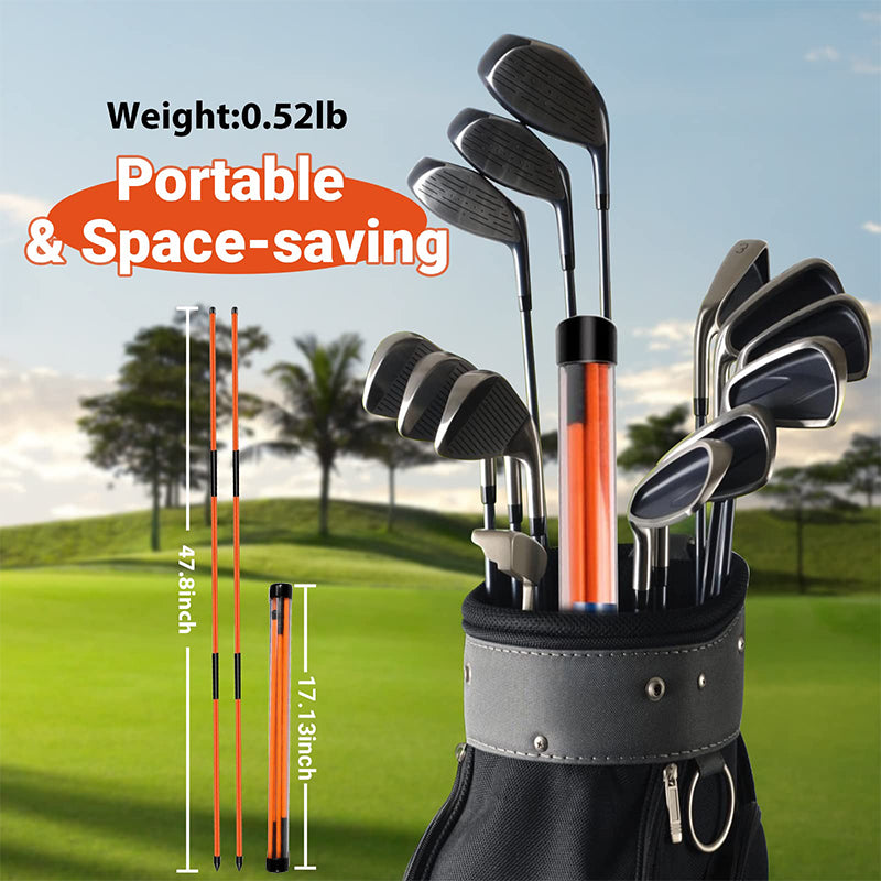 Golf Alignment Sticks 3 Sections