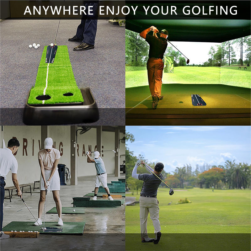 Golf Putting Trainer Aid with 6 Small Steel Balls
