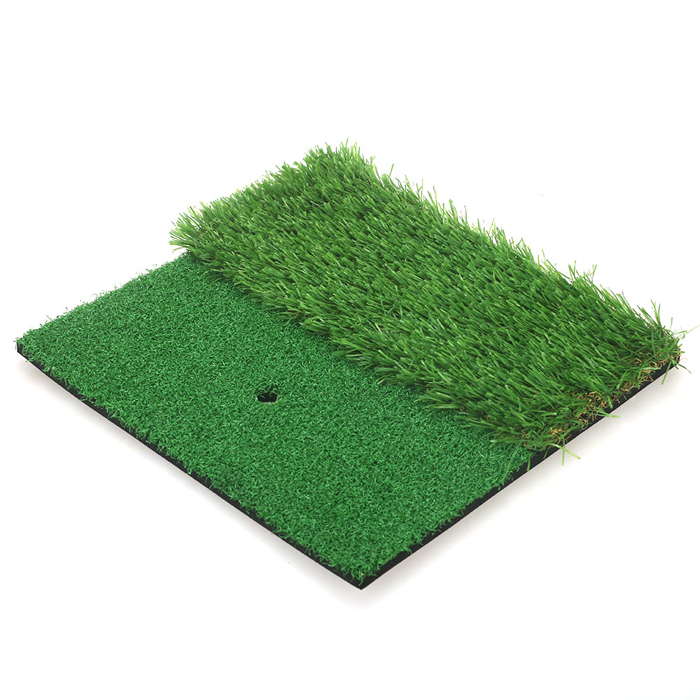 Dual-Turf Golf Practice Mat Set (30x30cm) – All Accessories Included