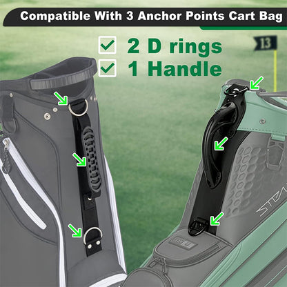 Golf Bag Straps Replacement Adjustable Double Shoulder