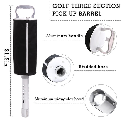 Golf Ball Shag Bag with Aluminum Handle and Frame