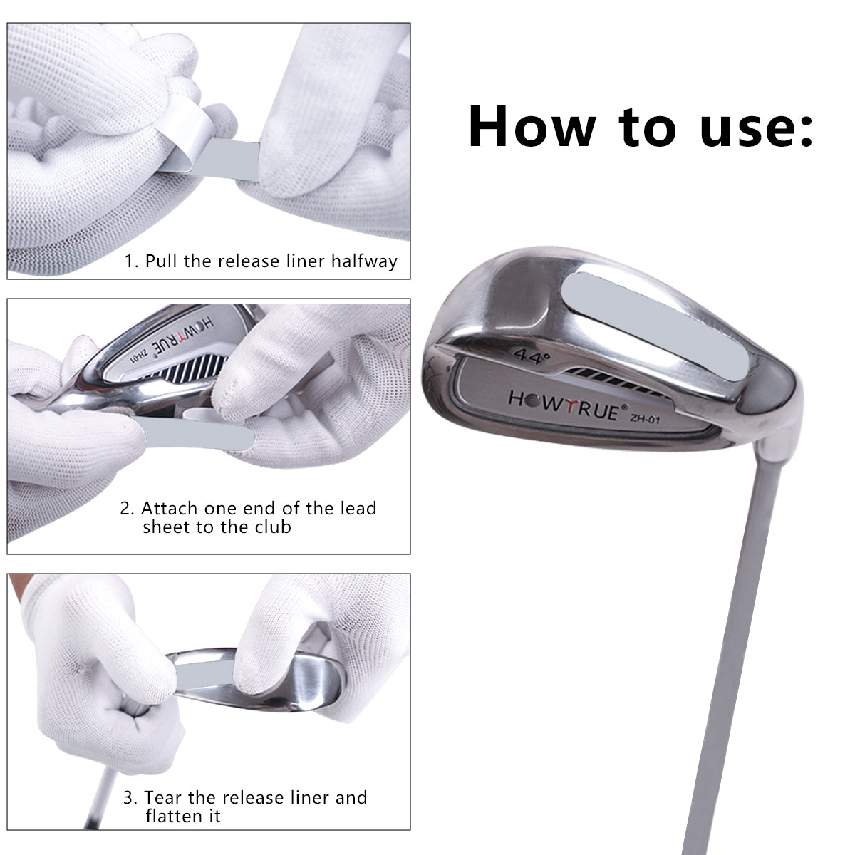 Golf Club Weighted Lead Tape 50pcs