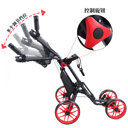Golf Push Cart 4 Wheel
