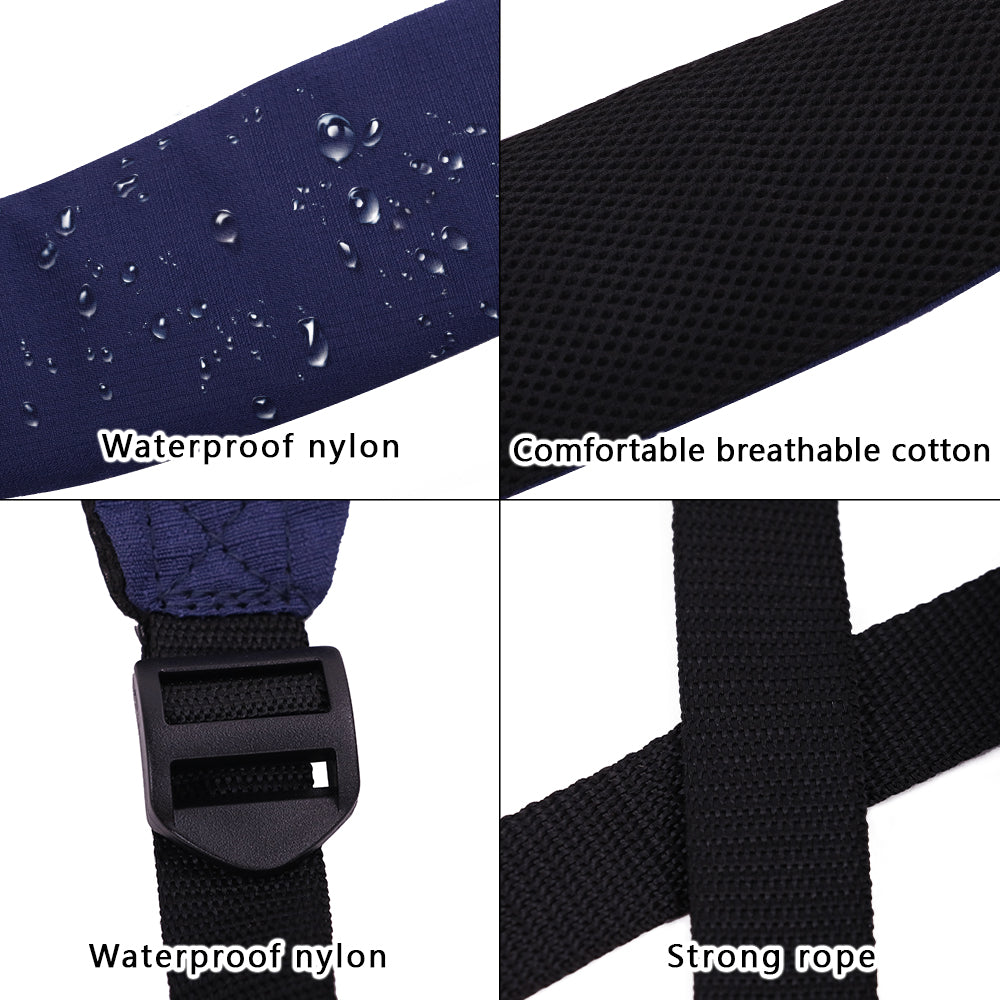 Golf Bag Straps Replacement Adjustable Double Shoulder Use for 4 Clips
