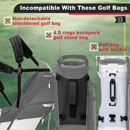 Golf Bag Straps Replacement Adjustable Double Shoulder