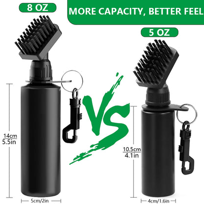 Larger Capacity Golf Clean Brush with Water Various Retractable Clip