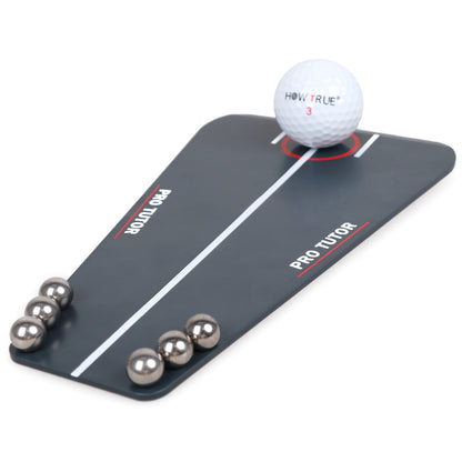 Golf Putting Trainer Aid with 6 Small Steel Balls