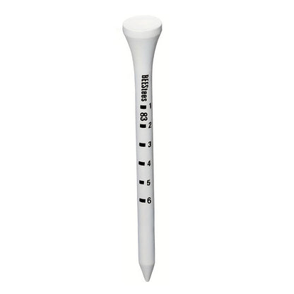 Wooden Golf Tee with Scale 100 Pack