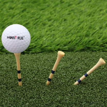 Natrual Wooden Golf Tees 100 Pack 3-1/4"