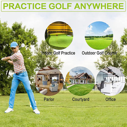 Golf Swing Trainer Aid with Click Feedback